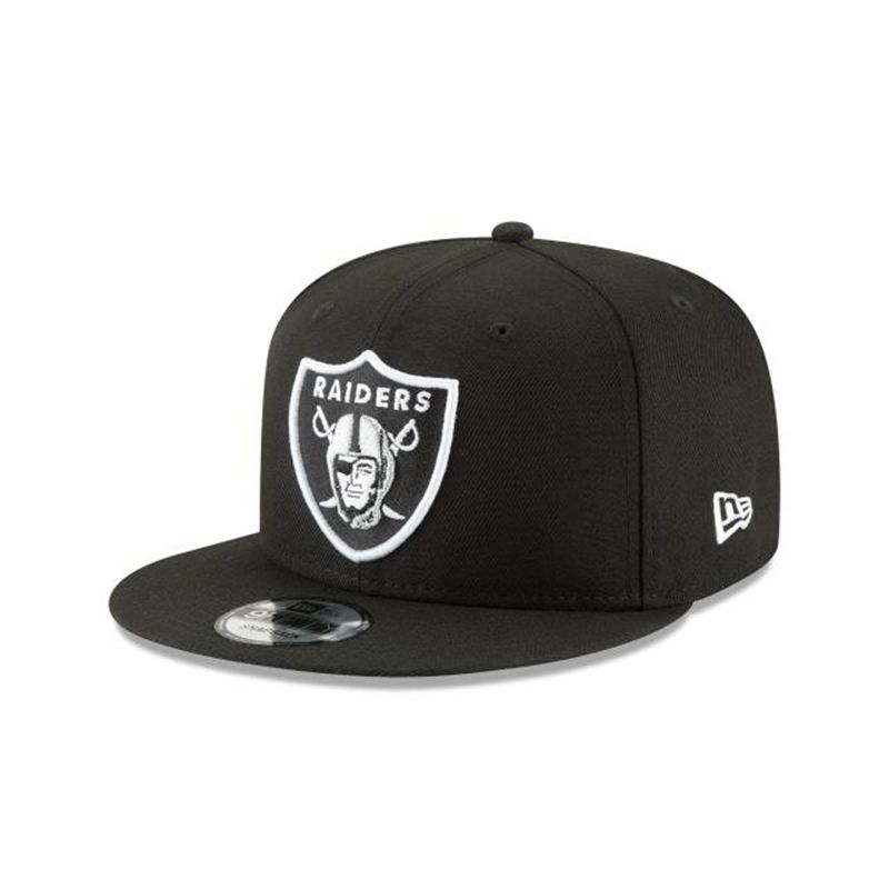 NFL Las Vegas Raiders 9Fifty Snapback (QVX0676) - Black New Era Caps